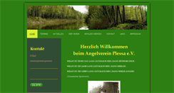Desktop Screenshot of angelverein-plessa.de